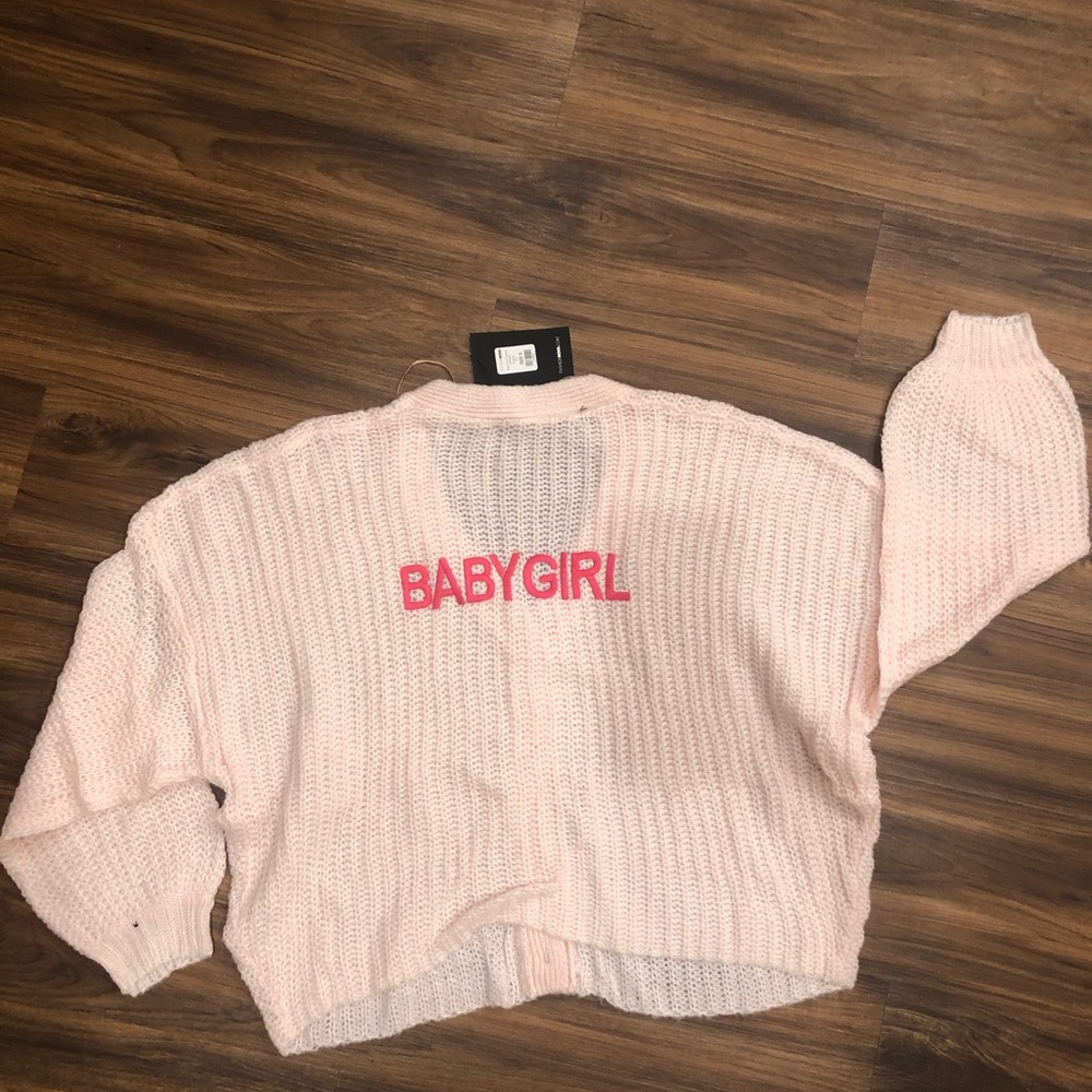 FASHION NOVA: Baby girl cropped cardigan